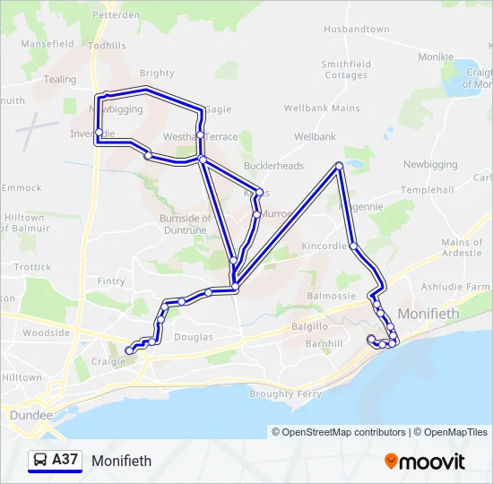 A37  Line Map