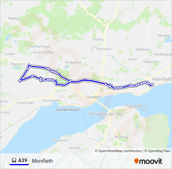 A39  Line Map