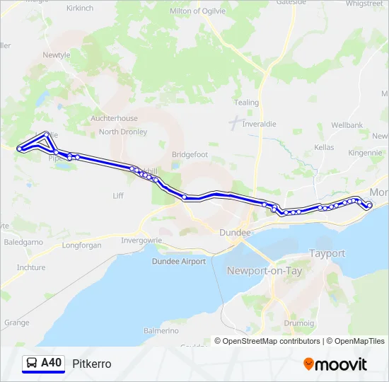 A40  Line Map