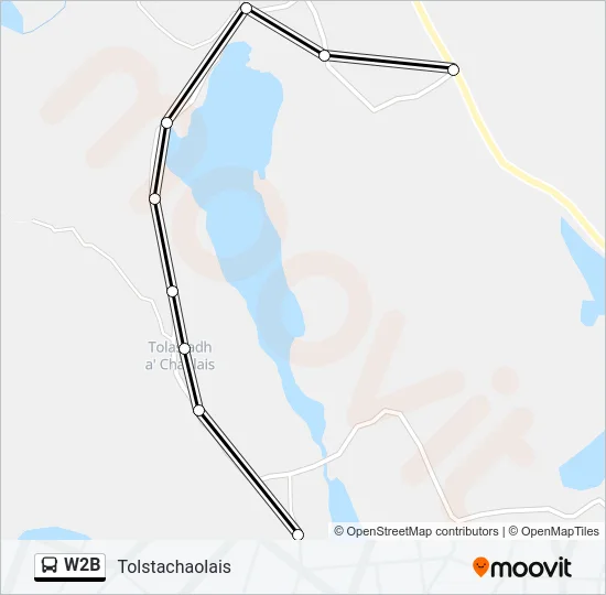 W2B Bus Line Map