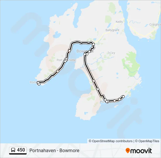 450 Bus Line Map