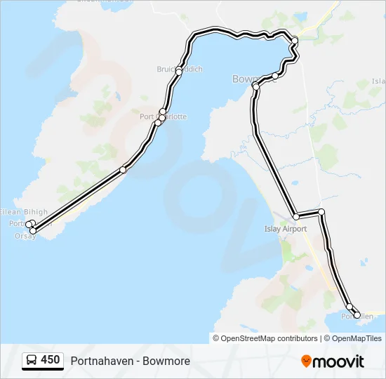 450 Bus Line Map