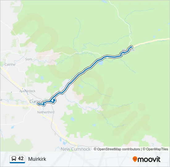 42 Bus Line Map