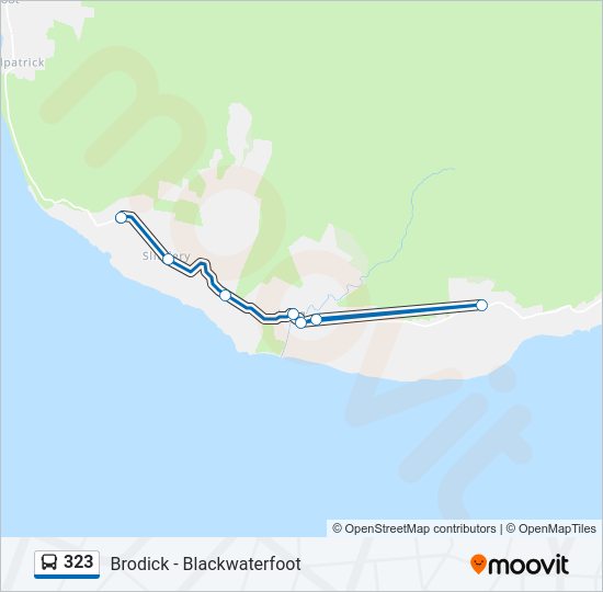 323 Bus Line Map
