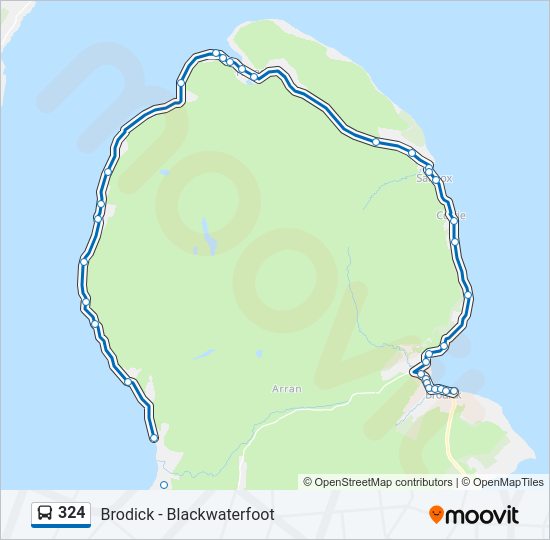 324 Bus Line Map