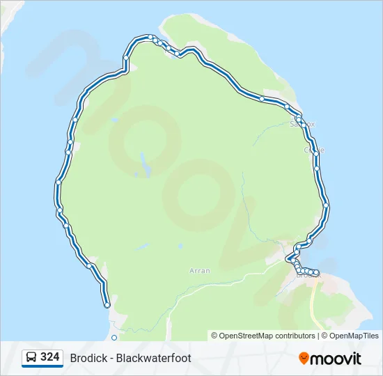 324 Bus Line Map