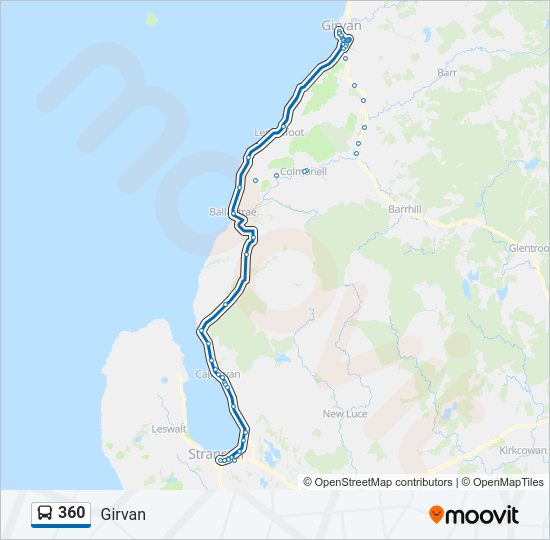 360 Bus Line Map