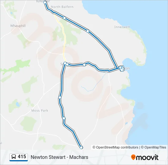 415 Bus Line Map