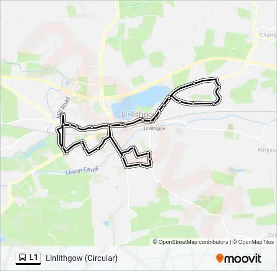 L1 Bus Line Map