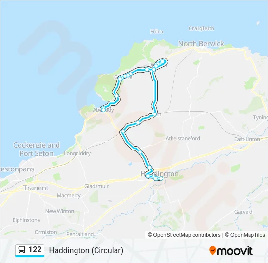 122 Bus Line Map