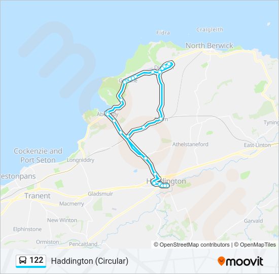 122 Bus Line Map