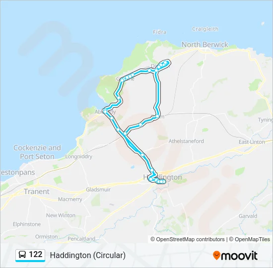122 Bus Line Map