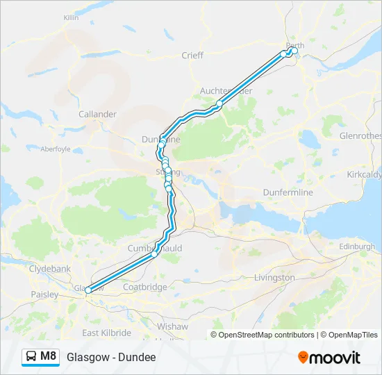 M8  Line Map