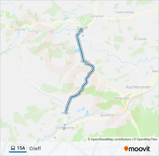 15A Bus Line Map