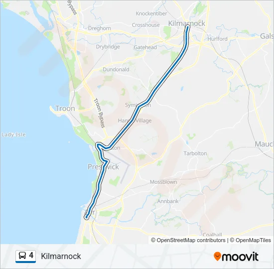 4 Bus Line Map