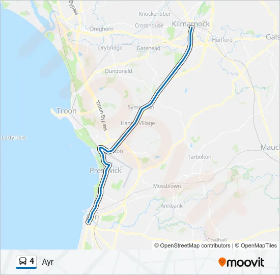 4 Bus Line Map