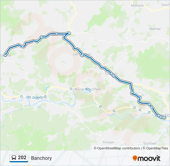 202 Bus Line Map