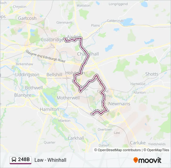 248B Bus Line Map