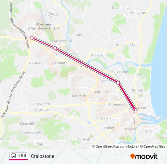TS3 Bus Line Map