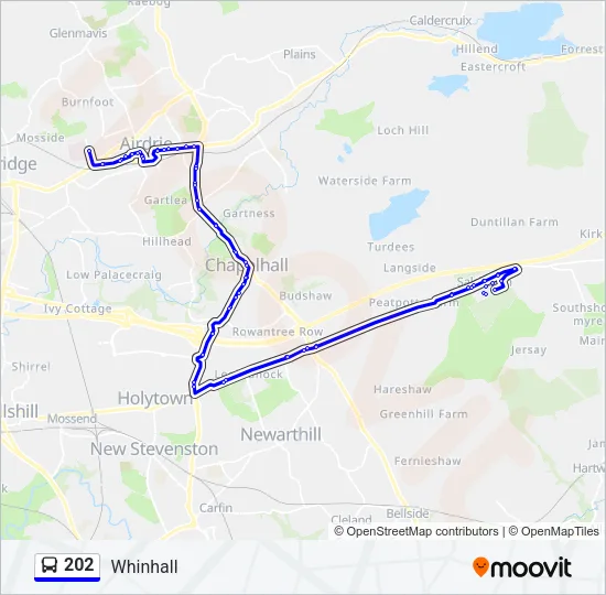 202 Bus Line Map