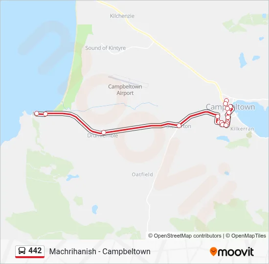 442 Route: Schedules, Stops & Maps - Campbeltown (Updated)