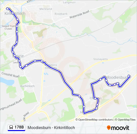 178B Bus Line Map