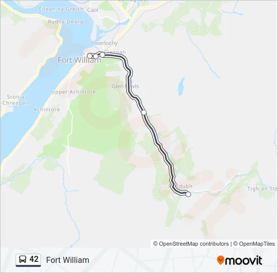 42 Bus Line Map