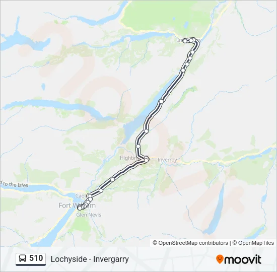 510 Bus Line Map