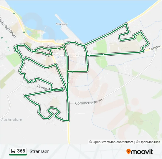 365 Bus Line Map