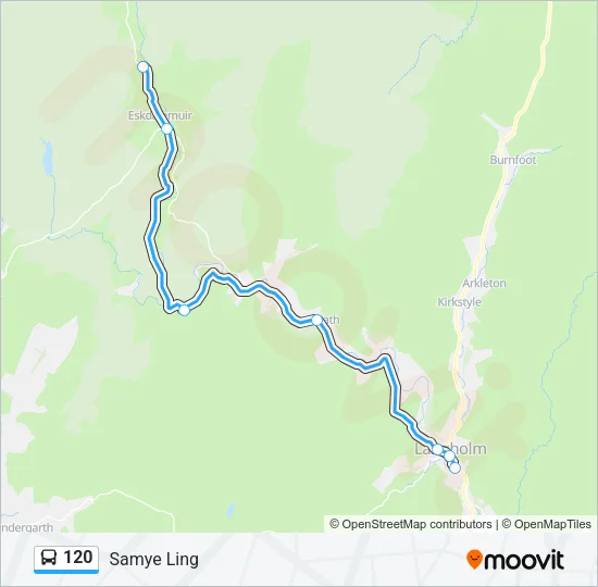 120 Bus Line Map