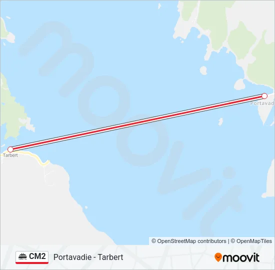 CM2 Ferry Line Map