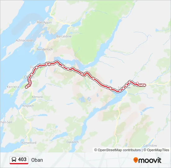 403 Bus Line Map