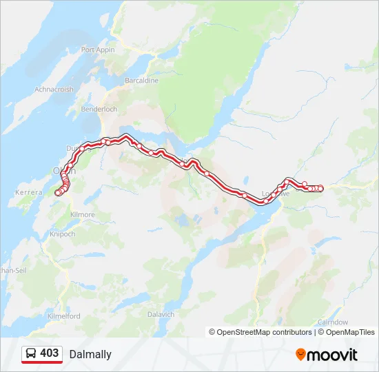 403 Bus Line Map