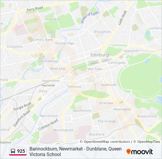 Bus 925 Route Map 925 Route: Schedules, Stops & Maps - Dunblane (Updated)