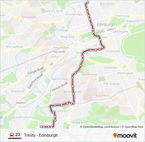 23 Route: Schedules, Stops & Maps - Greenbank (Updated)