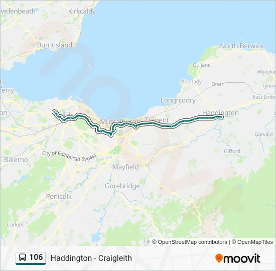 106 Route: Schedules, Stops & Maps - Craigleith (Updated)