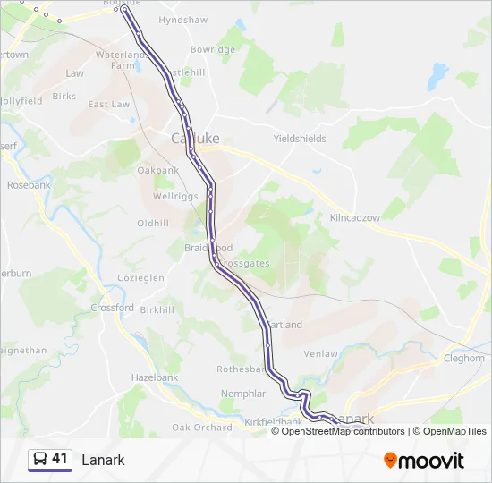 41 Route: Schedules, Stops & Maps - Lanark (Updated)