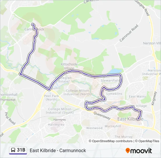 31B Bus Line Map