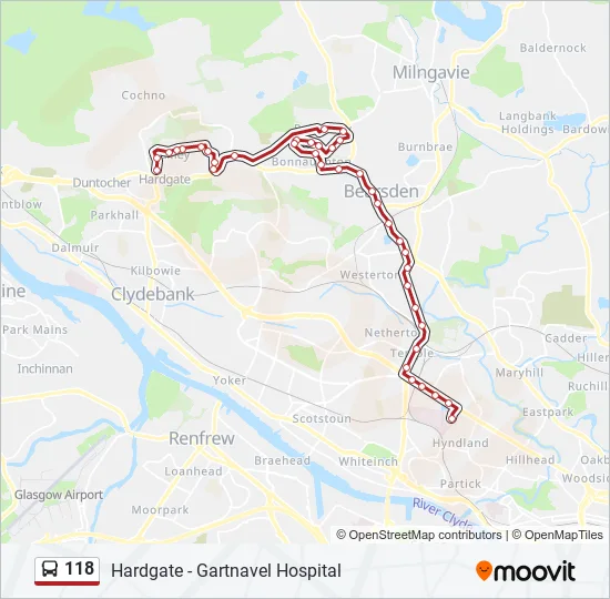 118 Bus Line Map