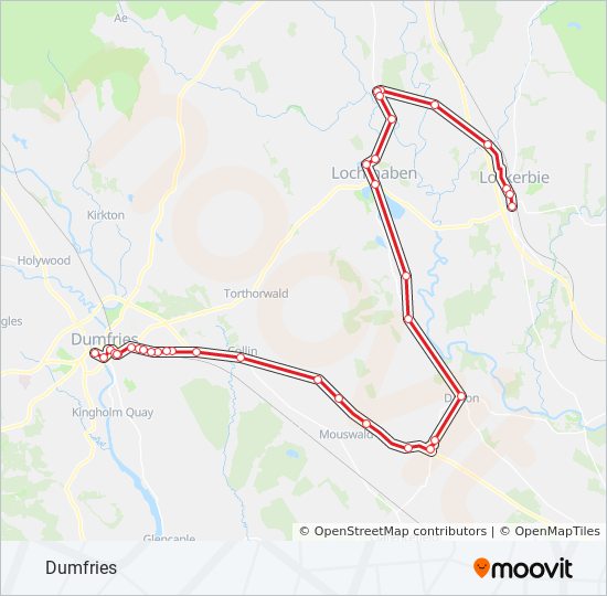 117 Route: Schedules, Stops & Maps - Dumfries (Updated)