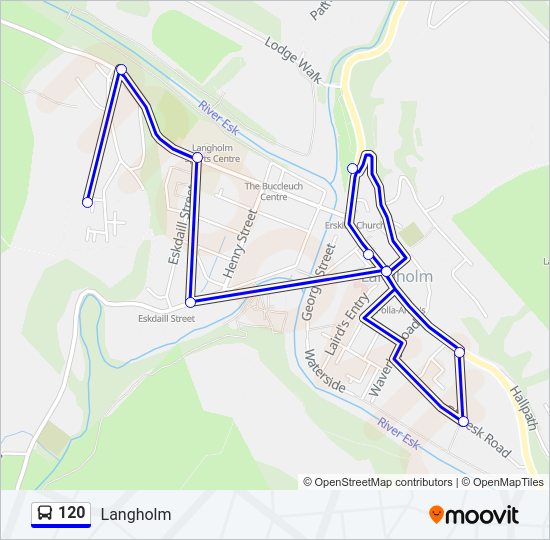 120 Bus Line Map