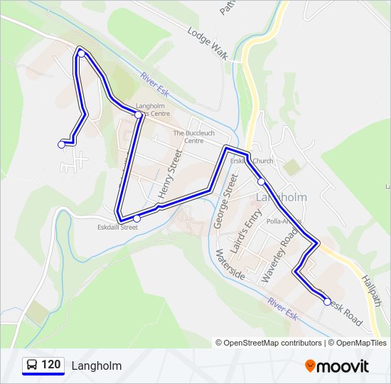 120 Bus Line Map