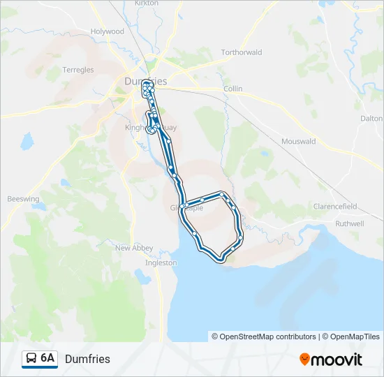 6A Bus Line Map