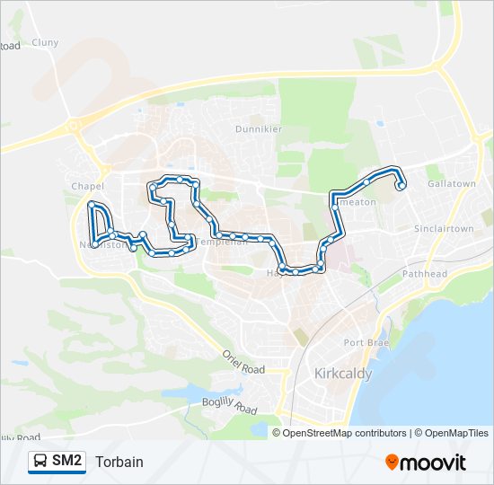 SM2 Bus Line Map