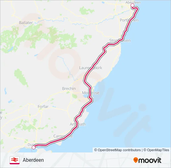 CROSSCOUNTRY Train Line Map