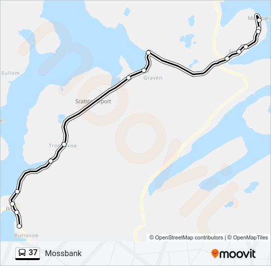 37 Bus Line Map