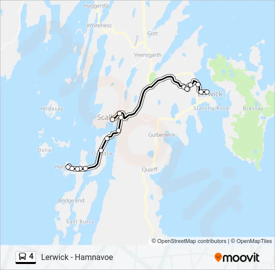 4 Bus Line Map
