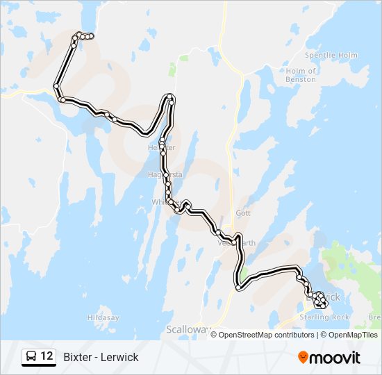 12 bus Line Map