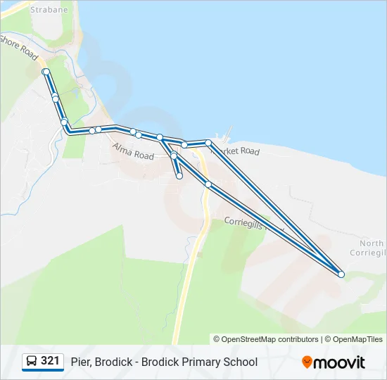 321 Bus Line Map