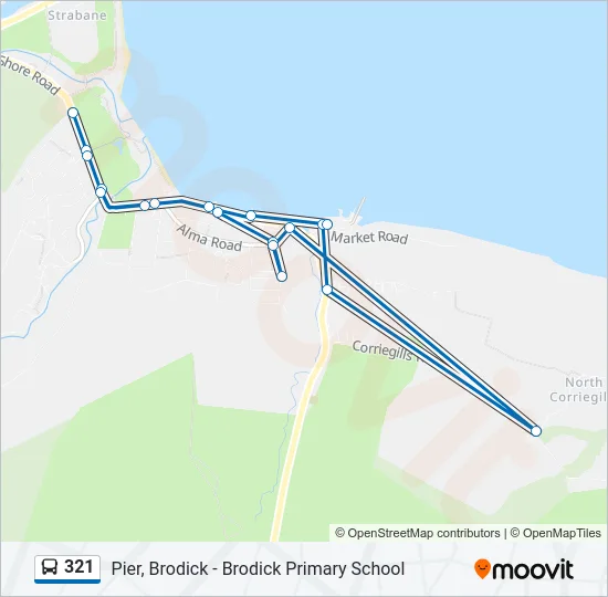 321 Bus Line Map